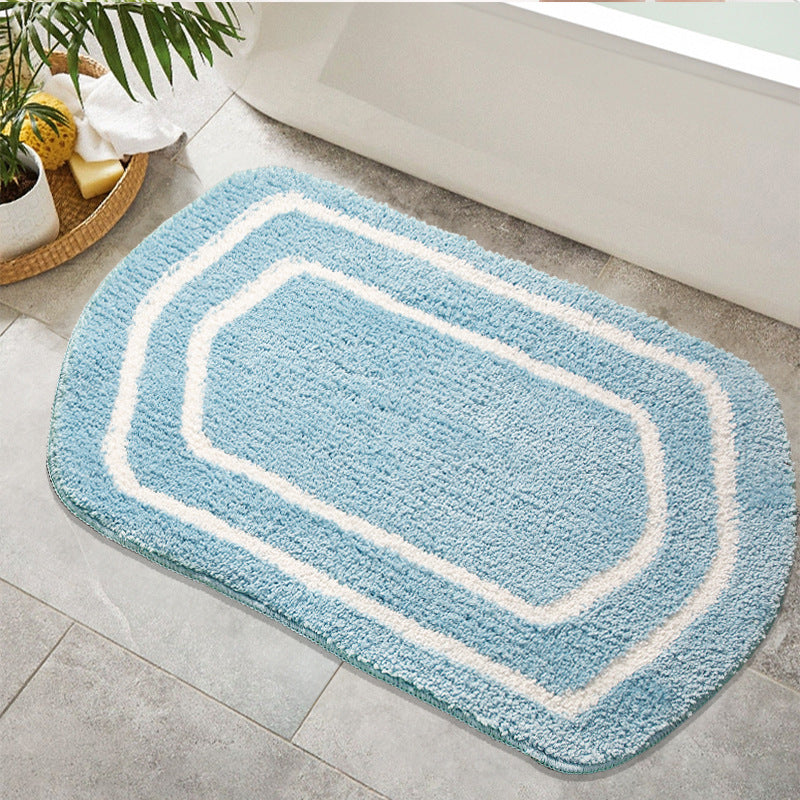 Navy blue rug bathroom mat door mat